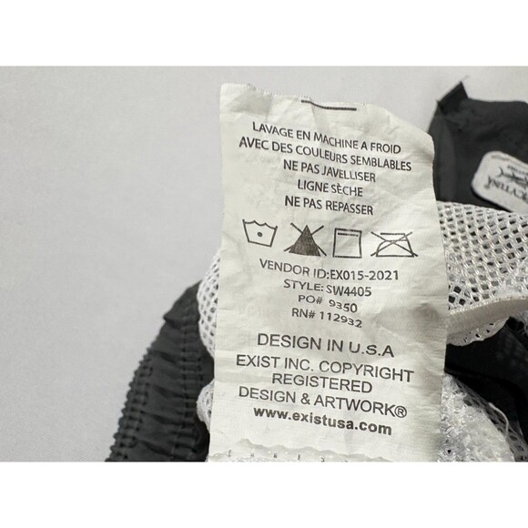 Spicy Tuna Swim Trunks Shorts Mens 5" Pockets Poly Blend Stretch Gray Sz S - Picture 9 of 10